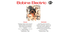 Desktop Screenshot of bobine-electric.be