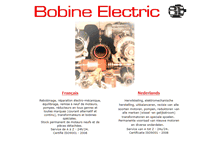 Tablet Screenshot of bobine-electric.be
